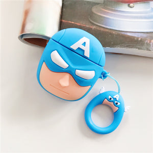 AirPods Cute 3D Cartoon Silicone Case cover For Airpod 1/2