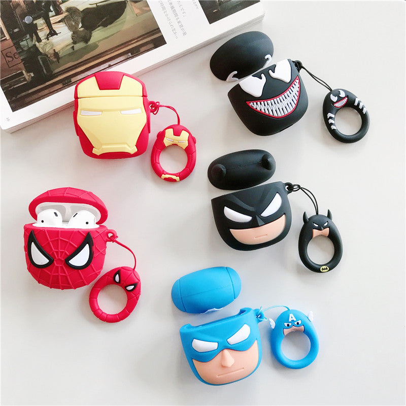 AirPods Cute 3D Cartoon Silicone Case cover For Airpod 1/2