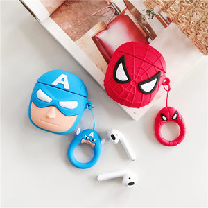 AirPods Cute 3D Cartoon Silicone Case cover For Airpod 1/2