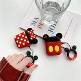 AirPods Cute 3D Cartoon Minnie& Mickey Silicone Case cover For Airpod 1/2